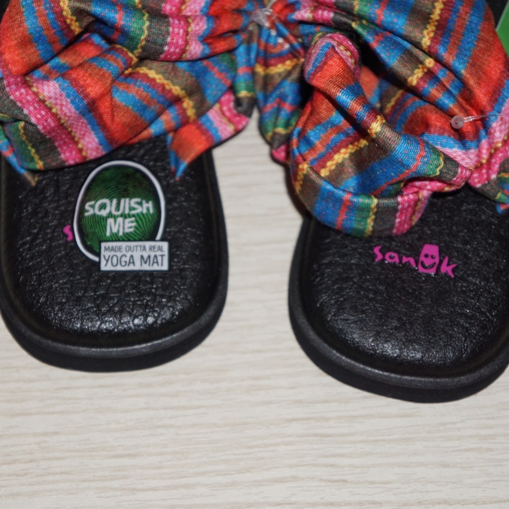 Sanuk Women's Yoga Sling 2 Prints Sandals Size 7 - Picture 4 of 5